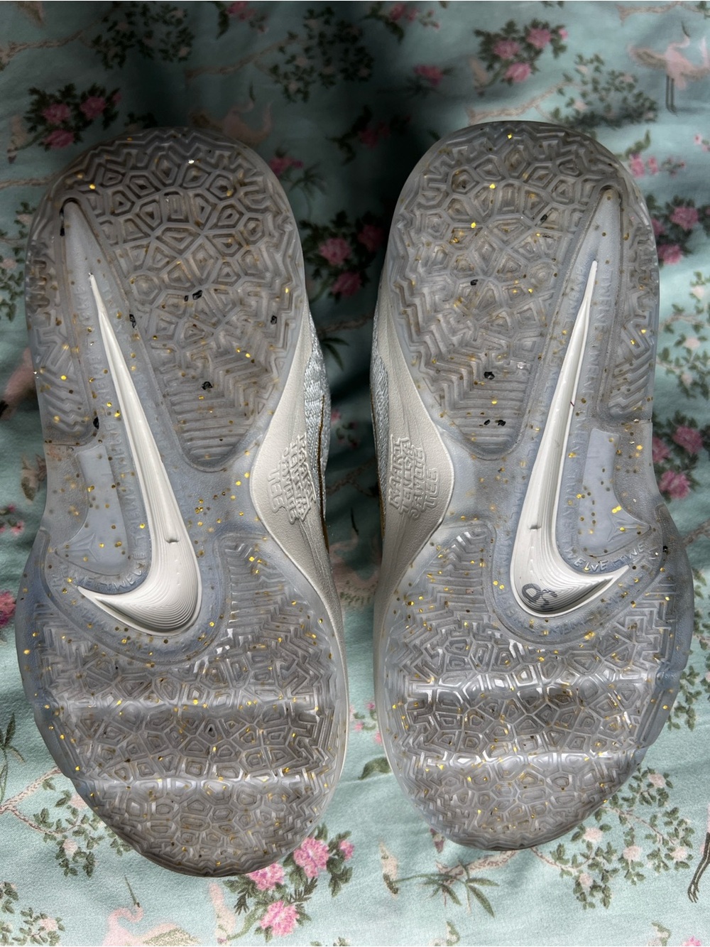 Nike Ja 2 Tree Topper Kids' White and Gold Low-Top Sneakers Size 13 1/2. - Picture 7 of 8